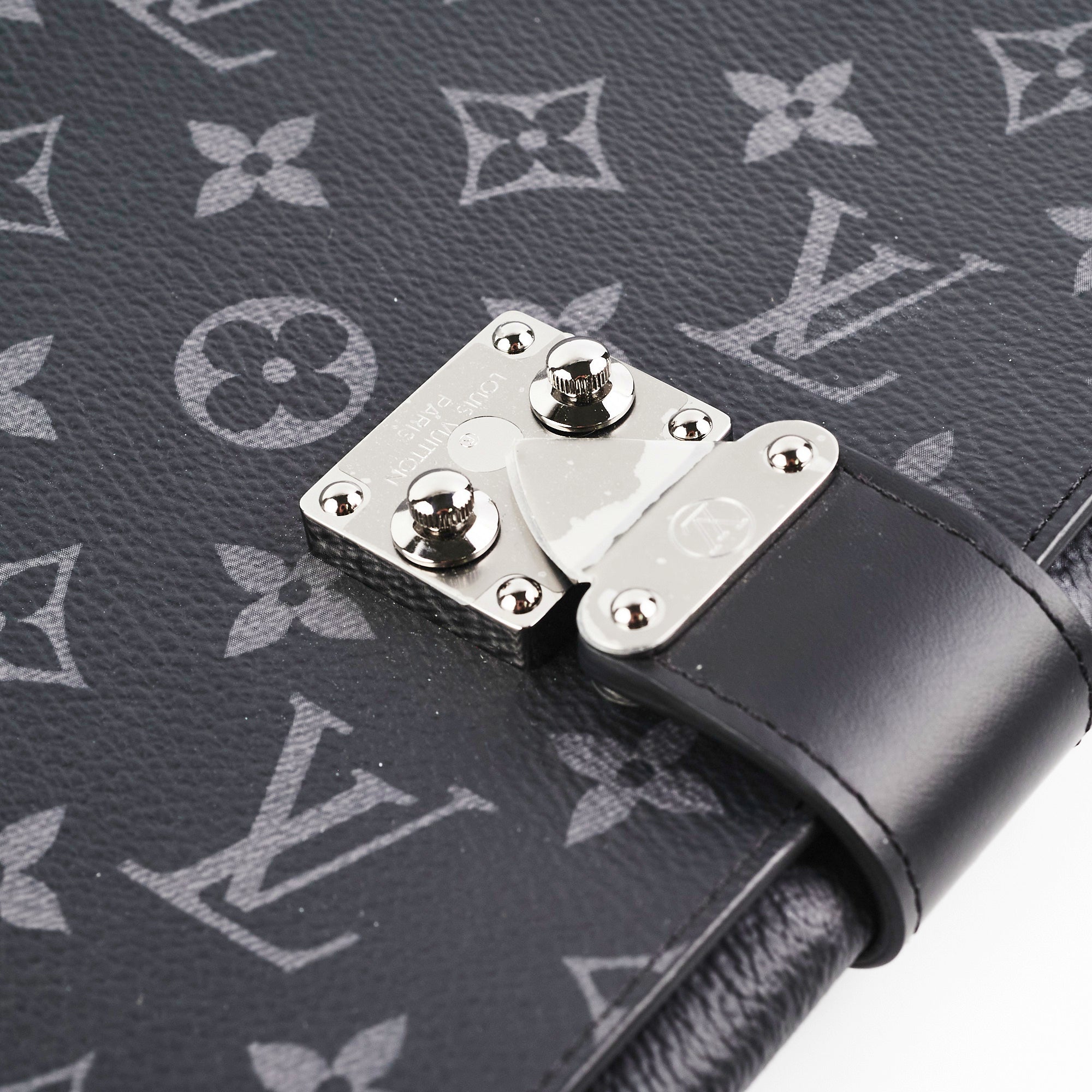 Louis Vuitton Monogram Eclipse Franck Folder - Preloved Louis Vuitton