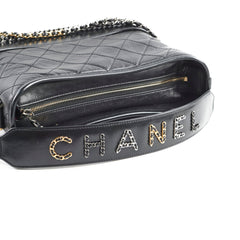 Chanel Medium Aged Calfskin Gabrielle Black Series 29