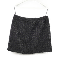 Chanel Wool Skirt Black Size 36