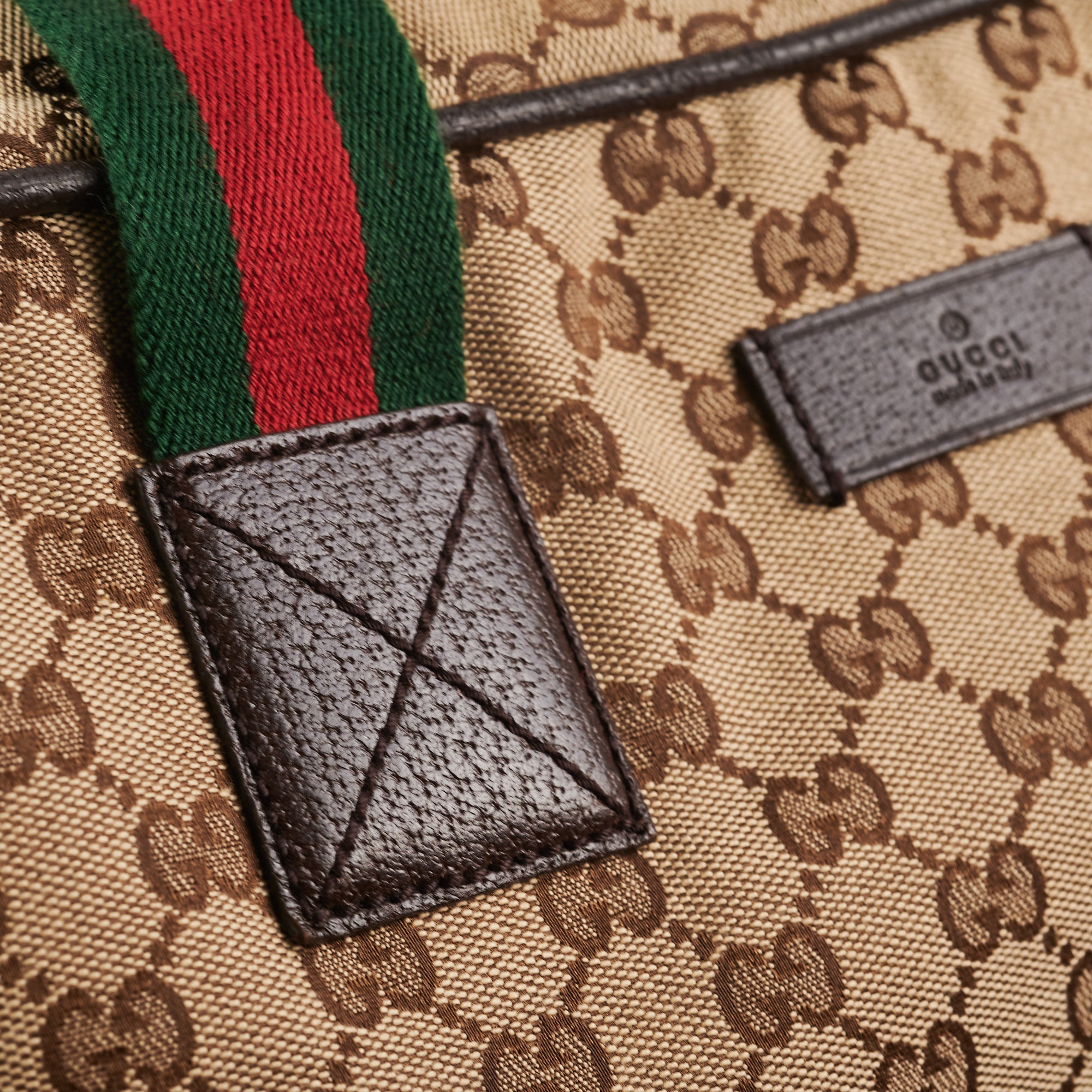 Gucci Monogram Canvas Mini Duffle Bag