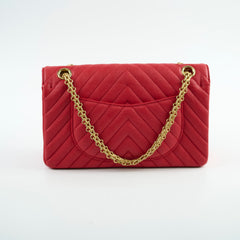 Chanel Reissue 226 Calfskin Red 27 series