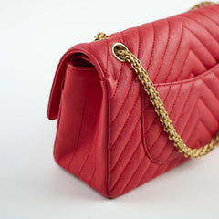 Chanel Reissue 226 Calfskin Red 27 series