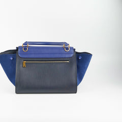 Celine Small Trapeze Blue/Black