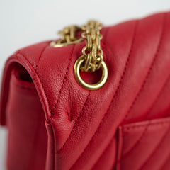 Chanel Reissue 226 Calfskin Red 27 series