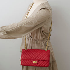 Chanel Reissue 226 Calfskin Red 27 series