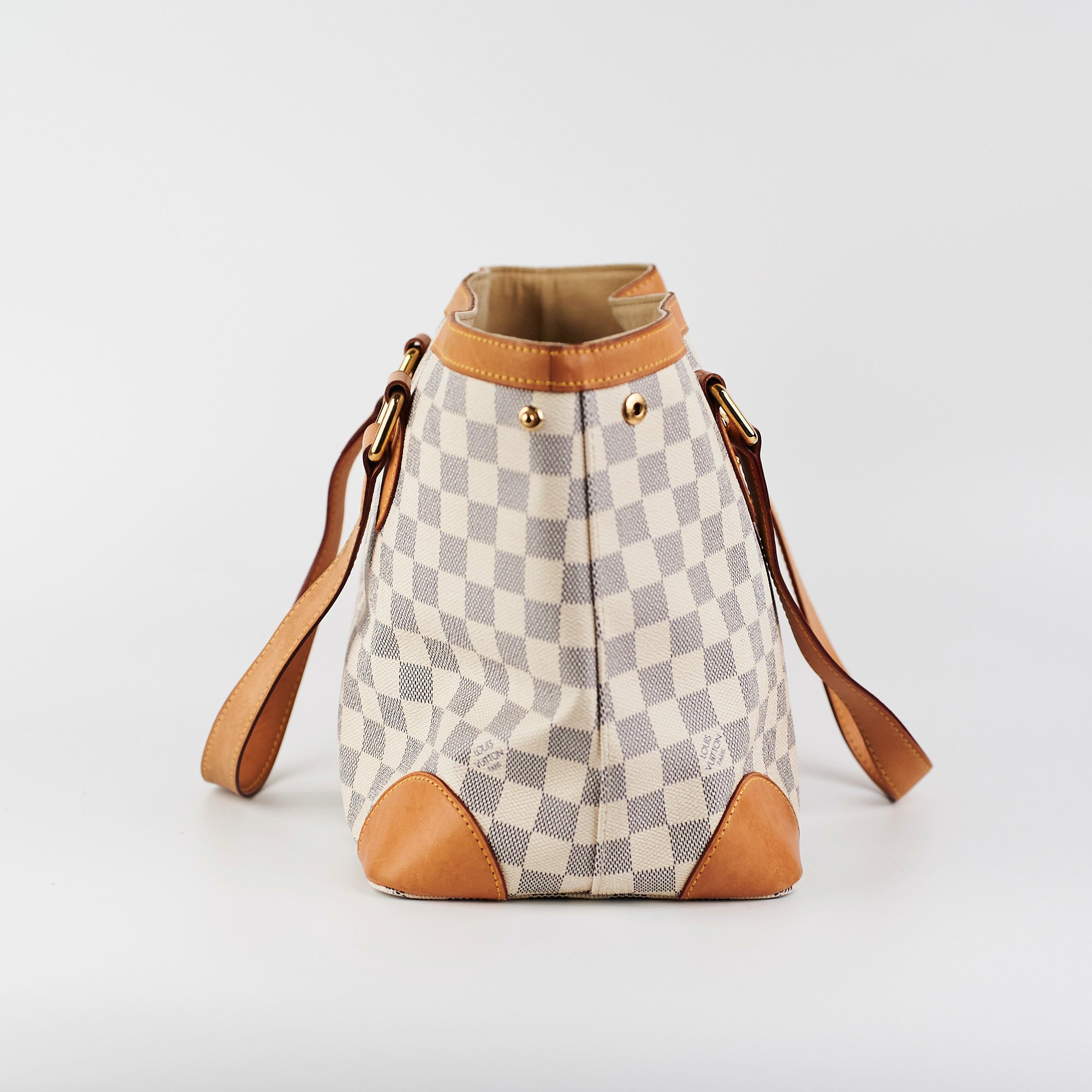 Shop for Louis Vuitton Damier Azur Canvas Leather Hampstead PM Bag -  Shipped from USA