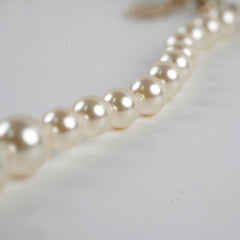 Chanel CC Pearl Necklace Choker Necklace