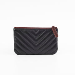 Chanel Small Chevron Black O Case