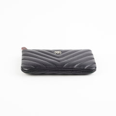 Chanel Small Chevron Black O Case