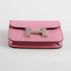 Hermes Slim Constance Bubblegum Pink Z Stamp