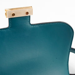 Hermes Mini Constance Vert Bosphore GHW D Stamp