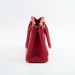 Prada Saffiano Red Small Shoulder Bag