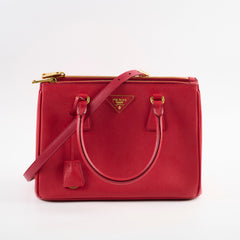 Prada Saffiano Red Small Shoulder Bag