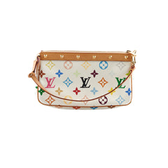 Louis Vuitton Multicolour Pochette White