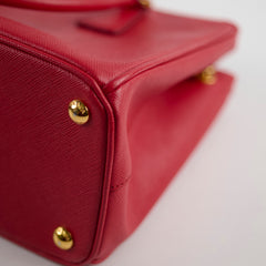 Prada Saffiano Red Small Shoulder Bag