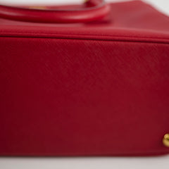 Prada Saffiano Red Small Shoulder Bag