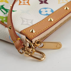 Louis Vuitton Multicolour Pochette White