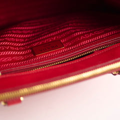 Prada Saffiano Red Small Shoulder Bag