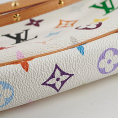 Louis Vuitton Multicolour Pochette White