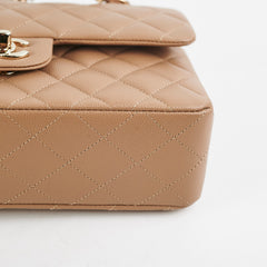 Chanel Classic Flap Small Caviar Dark Beige