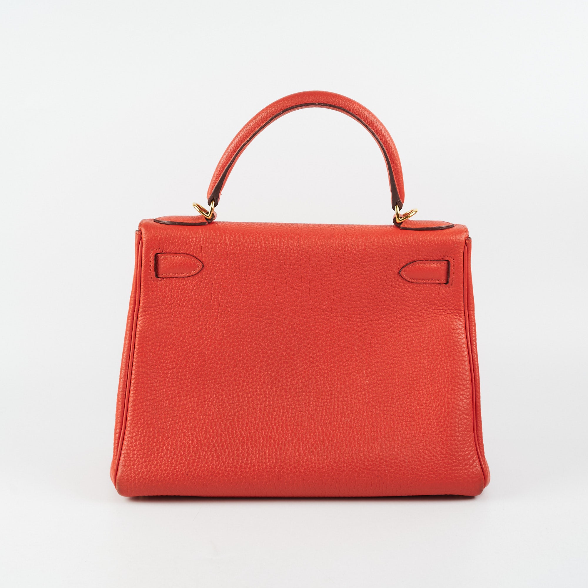 Hermes Kelly 28 Togo Capucine Stamp Q Square (2013) - THE PURSE AFFAIR