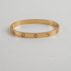 Cartier Love Bracelet Yellow Gold Size 17 2021