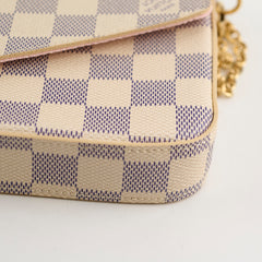 Louis Vuitton Felicie Damier Azur