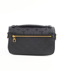 Louis Vuitton Pochette Metis East West Black Empreinte