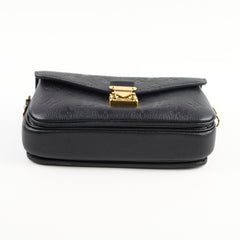 Louis Vuitton Pochette Metis East West Black Empreinte