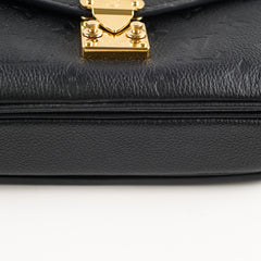 Louis Vuitton Pochette Metis East West Black Empreinte