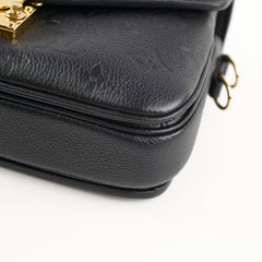 Louis Vuitton Pochette Metis East West Black Empreinte