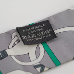 Hermes Twilly Grey/Green