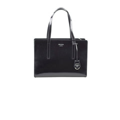 Prada Re-edition 1995 Brushed-Leather Medium Tote Bag Black