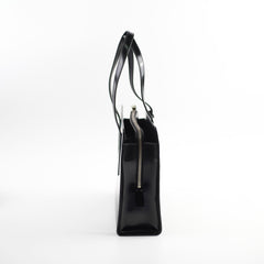 Prada Re-edition 1995 Brushed-Leather Medium Tote Bag Black