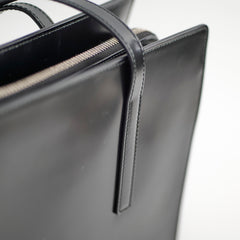 Prada Re-edition 1995 Brushed-Leather Medium Tote Bag Black