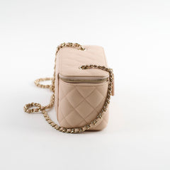 Chanel Mini Vanity Caviar Beige Claire - New Version 31 Series 2021