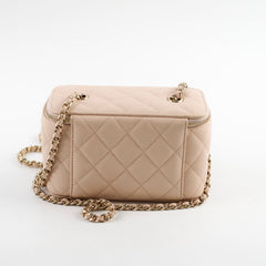 Chanel Mini Vanity Caviar Beige Claire - New Version 31 Series 2021