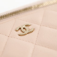 Chanel Mini Vanity Caviar Beige Claire - New Version 31 Series 2021