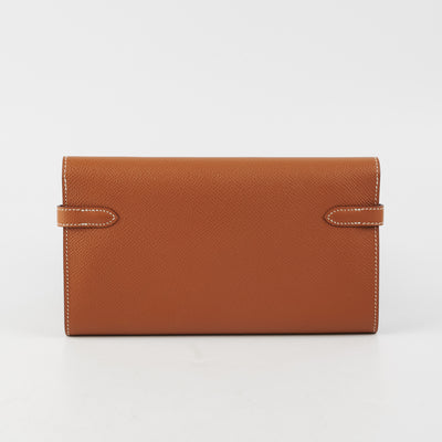 Hermes Orange Kelly Wallet - THE PURSE AFFAIR