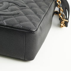 Chanel Caviar PST Petite Shopping Tote Black