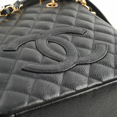 Chanel Caviar PST Petite Shopping Tote Black