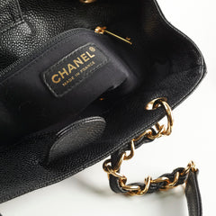 Chanel Caviar PST Petite Shopping Tote Black