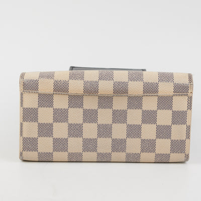 Louis Vuitton Sarah Wallet Damier Azur - THE PURSE AFFAIR