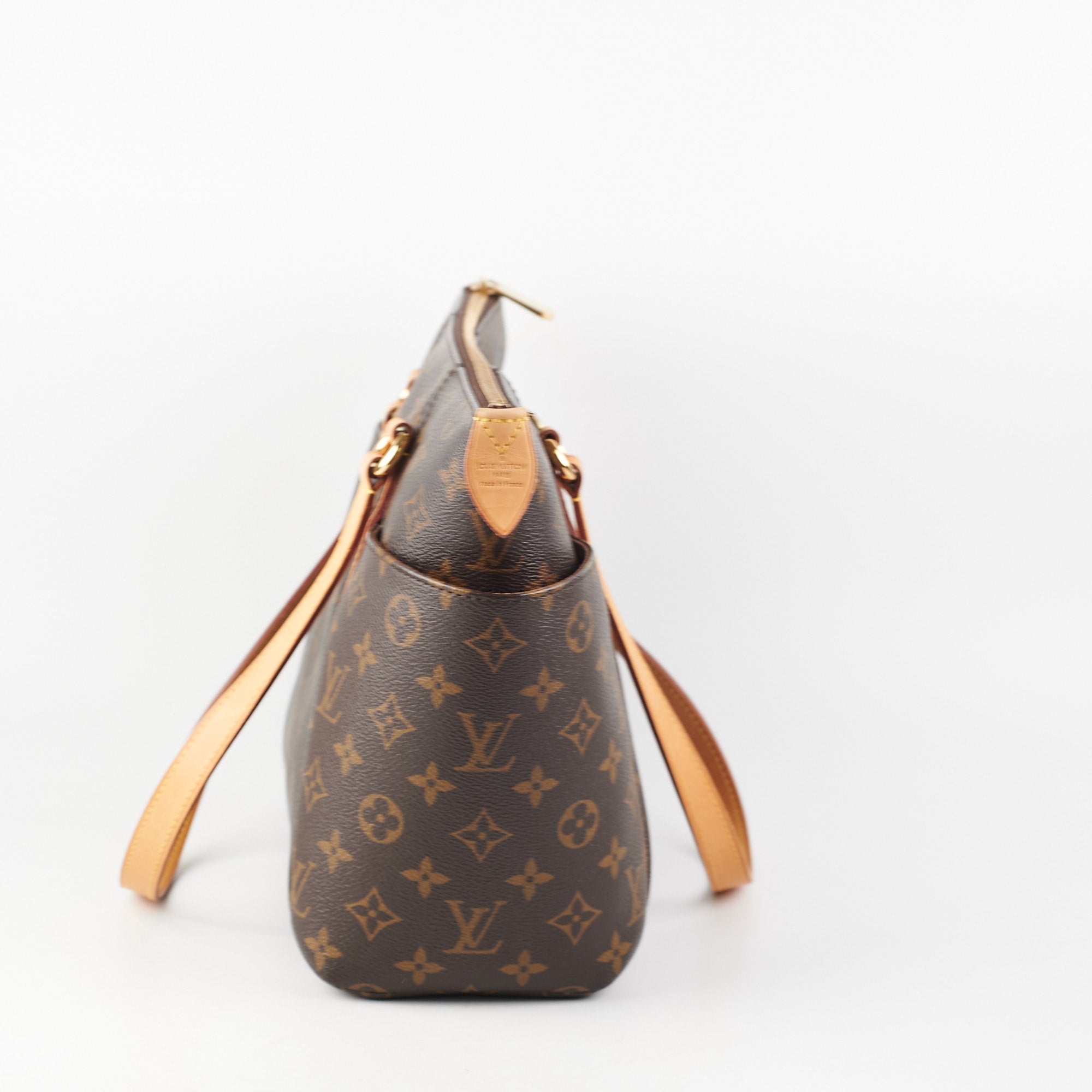 LOUIS VUITTON Totally PM Monogram Canvas Shoulder Bag Brown