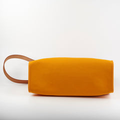 Hermes Herbag 39 Jaune D'Or R Square Stamp