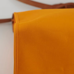 Hermes Herbag 39 Jaune D'Or R Square Stamp