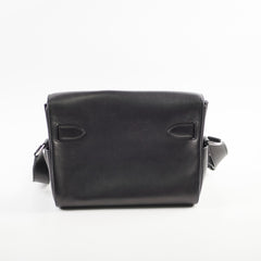 Hermes Kelly Messenger PM Bag Black