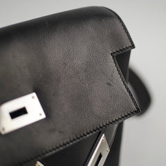 Hermes Kelly Messenger PM Bag Black