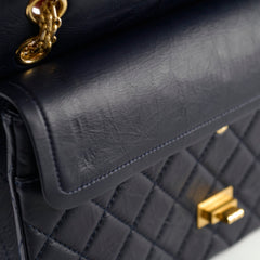 Chanel Reissue 226 Navy Calfskin - Series 24