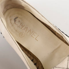 Chanel White Espadrilles Size 40